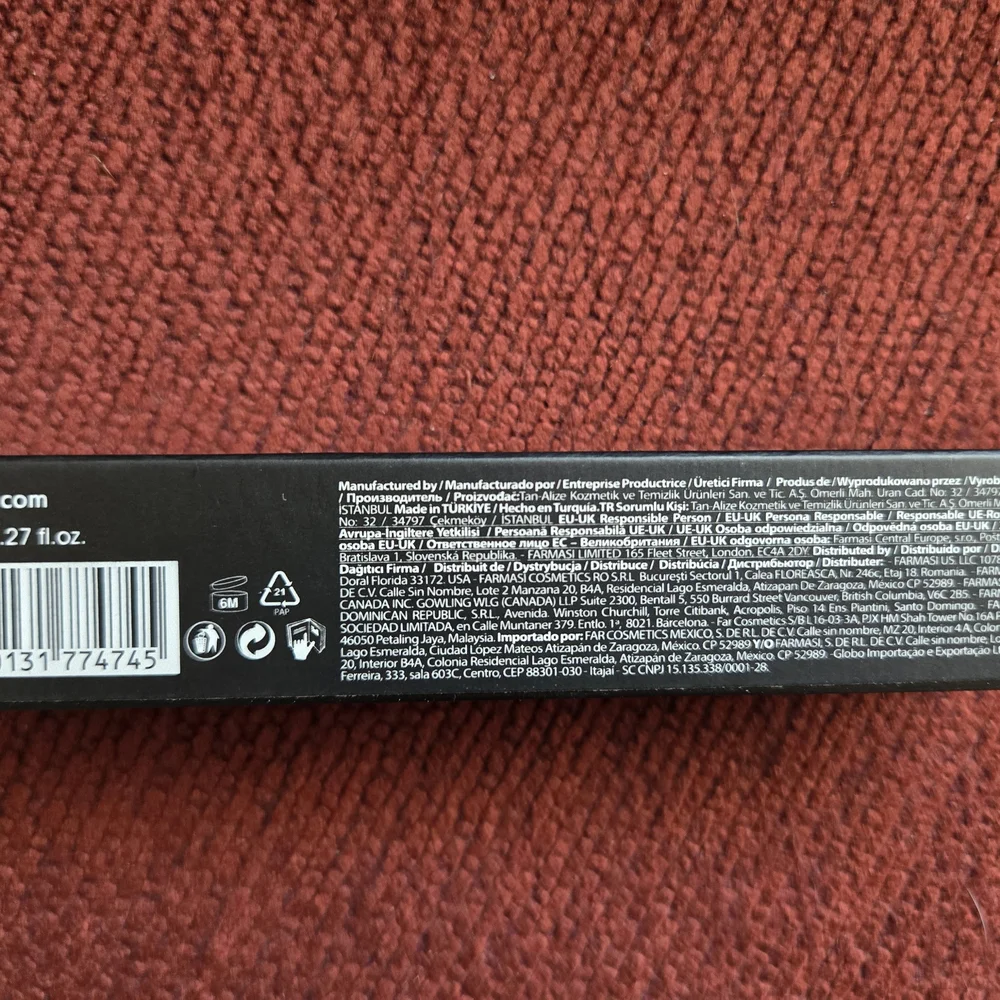 New Farmasi Zen Extension Lash Mascara 0.27 Fl Oz